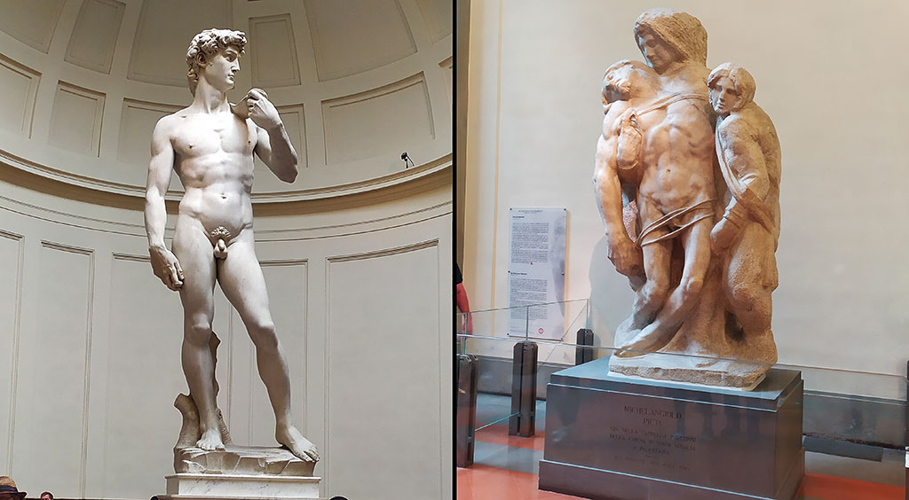Galleria dell'Accademia, Florencia, Firenze.
Davide de Michelangelo