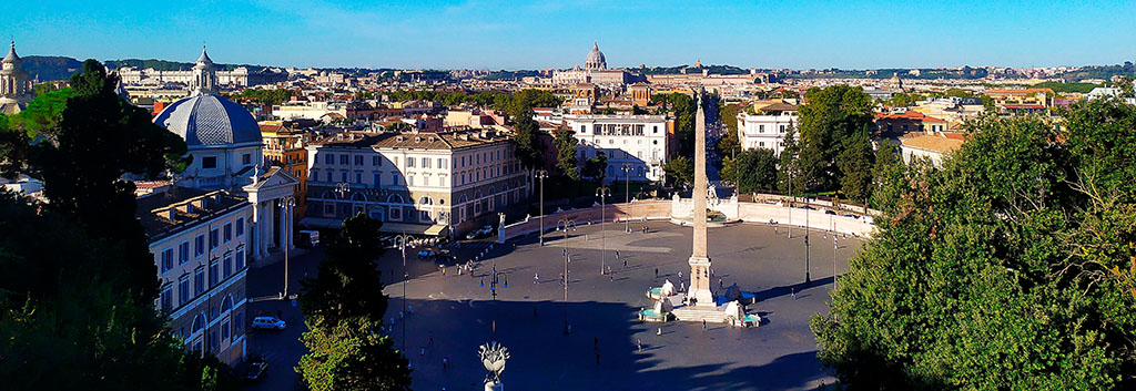 Guía de roma en 3 días -Terraza del Pincio,
Piazza Navona, Roma