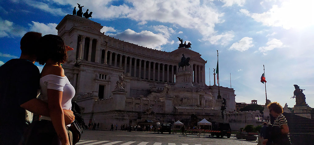 Monumento a Vittorio Emanuele II, Roma en tres días, Roma