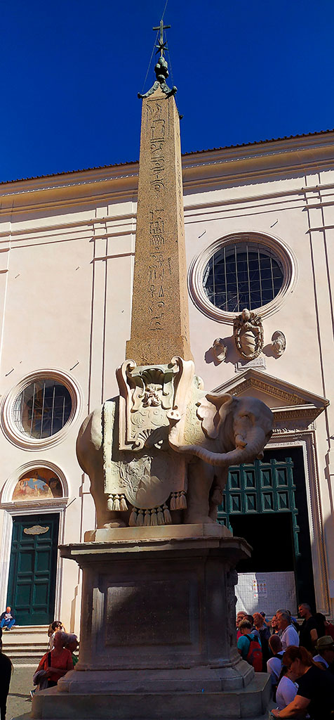 Guía de Roma en 3 días - Obelisco della Piazza della Minerva, Roma
