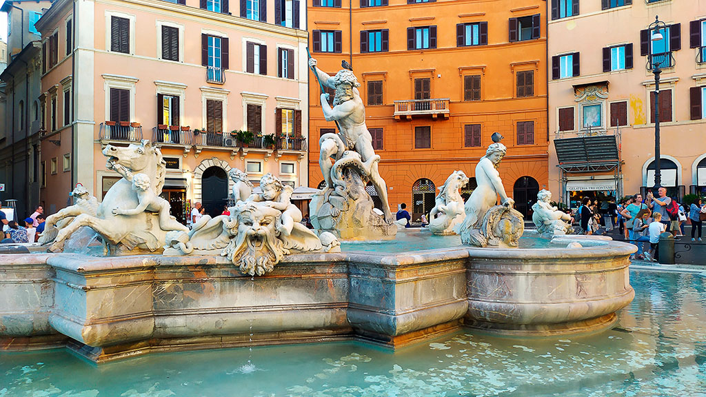 Fontana di Nettuno, 
Piazza Navona, Roma