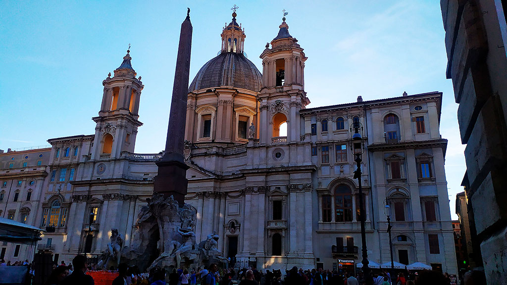 Piazza Navona, Roma en tres días, Roma